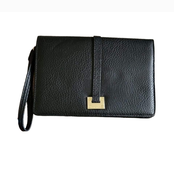 NWOT OLIVA + JOY NEW YORK DESIGNER WRISTLET & COIN PURSE POUCH GENUINE LEATHER - Picture 3 of 14